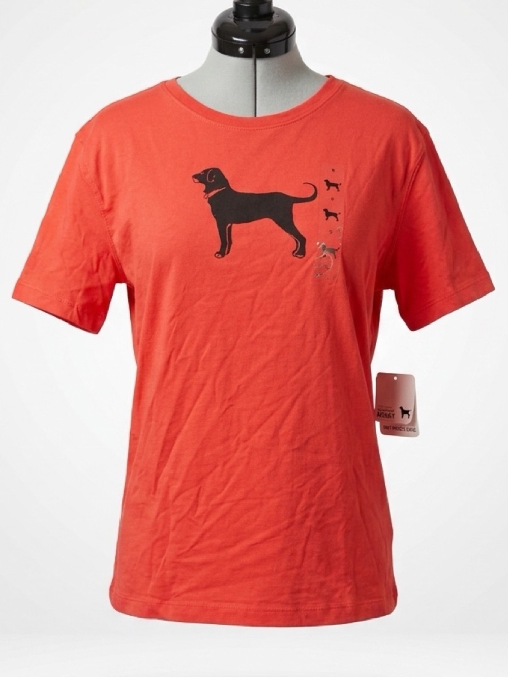 The Black Dog NWT 2015 Martha’s Vineyard tee, Hot Coral, S
